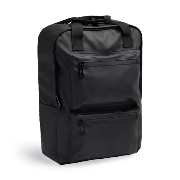Mochila realizada en PU Leather, con asas acolchadas para mayor confort. - 1
