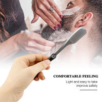 Afeitadora Manual Con Mango De Madera Para Hombres Cuchillo De Afeitar Profesional Herramientas De Corte De Peluquero Hoja Recta Plegable Para Rostro - details 6