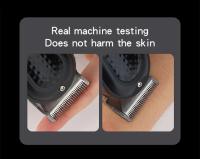 Cortador De Pelo Eléctrico Hiena HYN-212 Recargable Sin Cable Para Hombres Potente Con Ajuste De Longitud Y Recarga Rápida Trimmer De Barba Herramienta De Peluquería - details 6