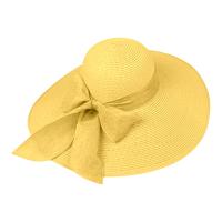 Sombrero De Paja Para Mujer Con Lazo Amplio Y Plegable Protección Solar De Playa Estilo Panama Casual Unisex Tamaño Adulto - details 6