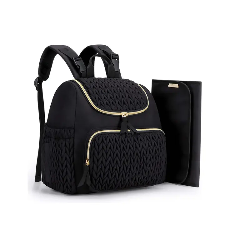 MOV-Bolsa de pañales para Mamá, mochipa para pañales, mochila para Mamá, mochila de viaje para Mamá, cambiador con bolsillo lateral - 1