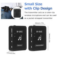 Sistema De Transmisión Inalámbrico M-VAVE WP-10 2.4GHz Monitores Auriculares Recargables Transmisor Y Receptor - details 69