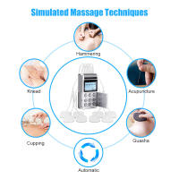 Masajeador Eléctrico Profesional De 15 Modos Con 4 Canales De Estimulación Muscular PMS Para Terapia Físioterapia Electrodo De Masajeador Corporal - details 3