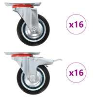 vidaXL Ruedas Giratorias con Diámetro 75mm Manipulación Materiales Muebles Cantidad 4 unidades,  8 unidades,  12 unidades y mas - details 3