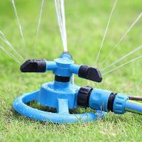 2pcs 360 ° Riegos Automáticos Para Jardín Con Nozzles Ajustables Sistema De Riego Para Césped Material ABS Resistente Al Rusticidad Verde/Azul - details 4