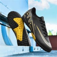 Nuevos Zapatos De Fútbol Ultraligeros Para Hombres Con Suela De Goma Respirables Y Microfibra Botas De Fútbol De Interior Con Tornillo Largo Entrenamiento Deportes Y Moda - details 12