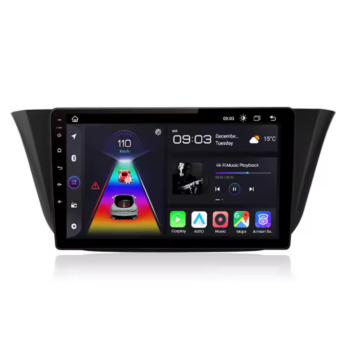 Junsun Radio Coche para Iveco Daily 2014 2015 2016 2017 2018 2019 2020 2021 Inalámbrico CarPlay Android Auto AI Voice 2 din Pantalla Coche Android Auto Multimedia Navegación GPS Auto radio - 1