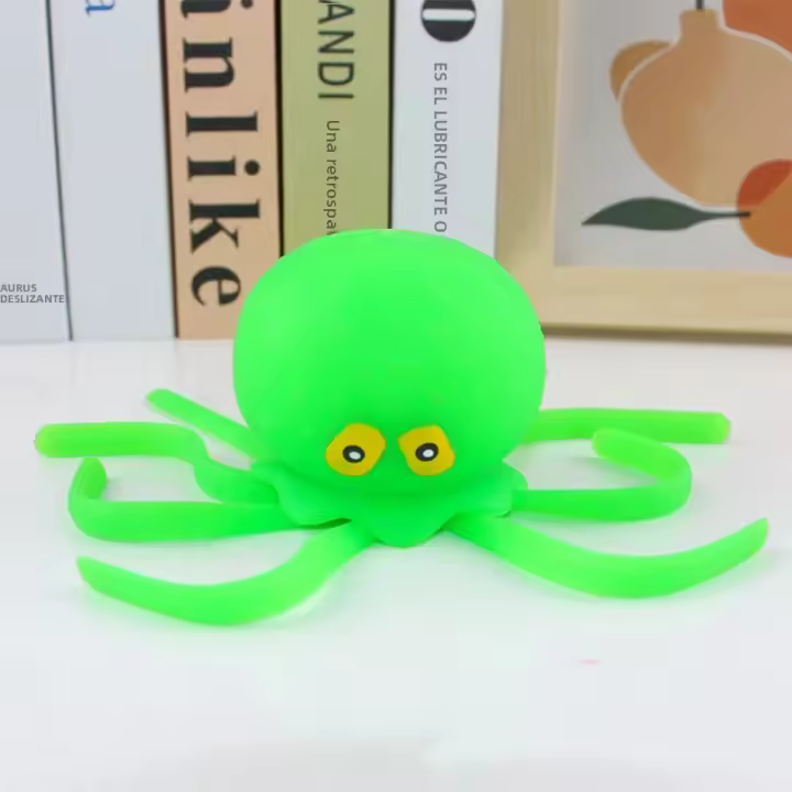 Octopus De Agua Squeezable Juguete De Alivio Del Estrés Para Baño Y Piscina Decoración De Verano Juguete De Silicona Unisex - 1