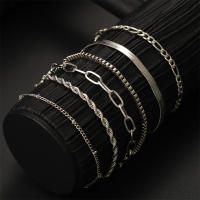 Juego De Máximo 6PCS Cadena De Serpiente Plana Dorada Para Hombres Y Mujeres Joyería De Moda Clásica Vintage Regalo Ideal Para Fiestas Bodas Aniversarios Viajes Uso Diario - details 4