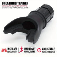 Dispositivo De Ejercicio Respiratorio Portátil Y Ligero De Silicona Musculos De La Abdomen Y Pecho Compacto Para Fitness - details 2