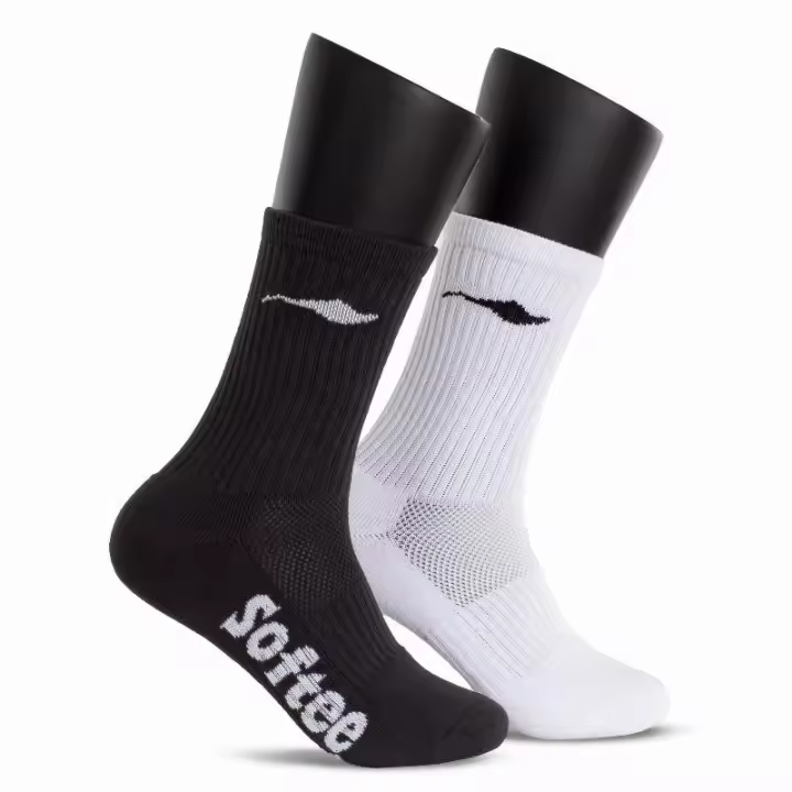 Calcetines Softee Duo Blanco Negro 1 Par - 1