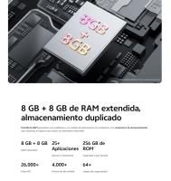 Teléfono - VIVO Y19s Smartphone , Versión Española, 8GB+256GB, Potente batería de 5500 mAh, Diseño anti-caída, Pantalla Dotch de 6.68", 300% de volumen y altavoces duales - details 13