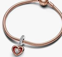 PANDORA Moments en Plata esterlina con Baño de dos tonos (only Colgante, Cadena no incluida) - details 8