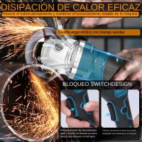 Máquina De Polvo De Ángulo Eléctrica Sin Escobillas Herramienta De Corte Y Pulido Portátil Con Motor Eléctrico Para DIY En El Hogar - details 3