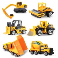 Set De 6 Juguetes De Coche Miniatura De Aleación Para Niños Modelo Clásico De Construcción Simulada Coche De Ingeniería Con Slide Juguetes Educativos Para Regalo - details 3