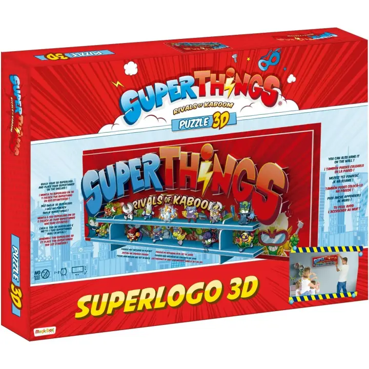 Puzzle 3D Superthings Super Logo - 1