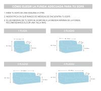 VALENTIA HOME Funda de Sofá Elástica Valentia Home Camelia en 23 Colores - details 2