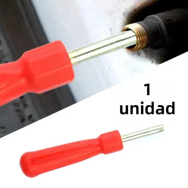 Kit De Herramientas Para Reparación De Válvulas De Neumáticos De Coche 4 En 1 Quítalos Y Colocalos Herramienta De Extracción De Válvulas De Neumáticos 4 Caminos Kit De Destornillador - 1