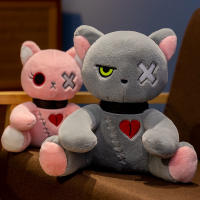 Gato De Peluche De 25cm Serie Oscuro Gótica Lolita Juguete Para Decoración De Habitación Regalo De Cumpleaños Para Niños Material De Peluche Corto Relleno De Algodón PP - details 8