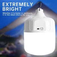 Bombilla LED Recargable Al Aire Libre Con Gancho Para Camping Y Pesca Luz De Emergencia Portátil Brillante Con Lente De Noche - details 1
