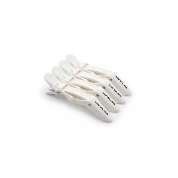 PINZAS CORIOLISS CROC HAIR CLIPS PROFESIONAL WHITE CORIOLISS - 1