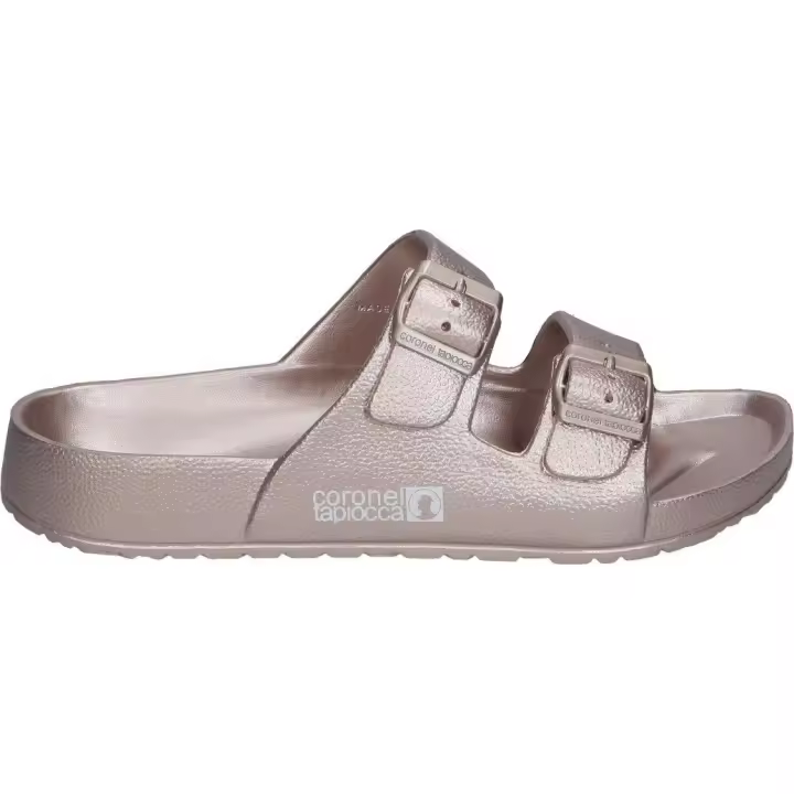 CORONEL TAPIOCA | Chanclas Coronel Tapioca para Mujer – Piscinas Destalonadas en Color Dorado – Chancletas sin cierre – Estilo Casual –Piscinas Destalonadas – Cómodas y Ligeras – Modelo T663-20 - 1