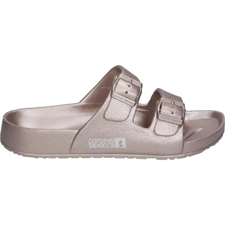 CORONEL TAPIOCA | Chanclas Coronel Tapioca para Mujer – Piscinas Destalonadas en Color Dorado – Chancletas sin cierre – Estilo Casual –Piscinas Destalonadas – Cómodas y Ligeras – Modelo T663-20 - 1