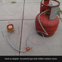 Adaptador De Estufa Para Camping Uso En Tanque De Gas LPG De Acabado Doméstico Convertidor De Gas Para Exterior - details 5