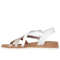 Sandalias planas de Mujer SKECHERS 114709 WHT SANDALIA TIRAS WHITE 34363 25V - details 3