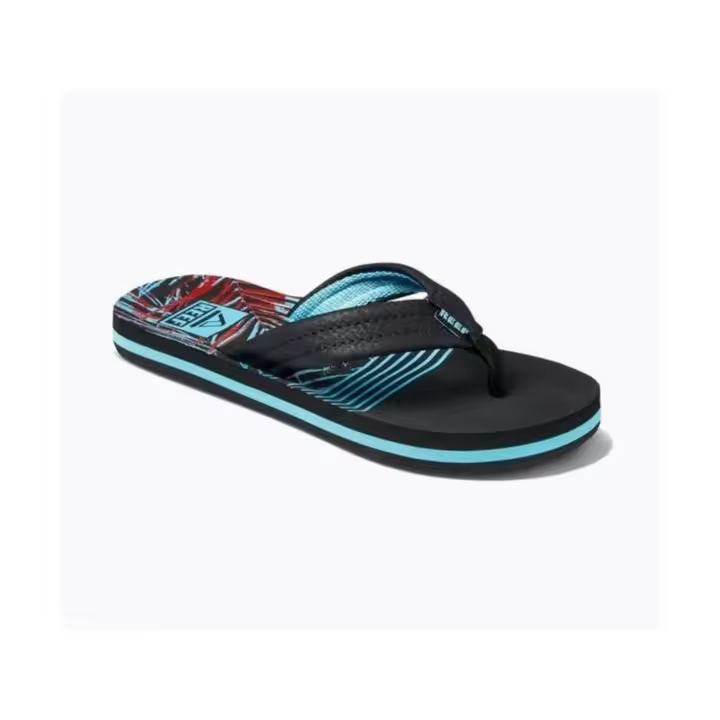 Reef Chancla K Kids Ahi Tropical Dream con Suela Anatómica y Tira de Tela - 1