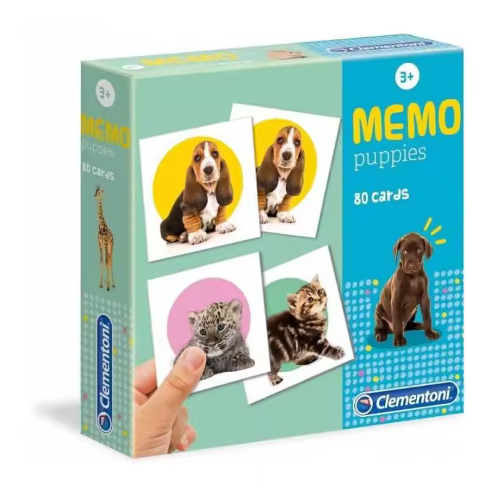 Memo Cachorros juego de memoria infantil de Clementoni - 1