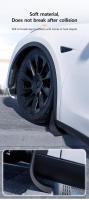 VASTZ Guardabarros De Tierra Para Tesla Model Y Model 3 Highland Sin Necesidad De Perforación TPE Para 2024 2023 2022 2021 - details 8