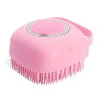 Cepillo De Baño Para Perros Y Gatos 80ml Paja De Silicona Suave Para Cabello Corto Masajeador De Peluquería Para Animales De Compañía - details 8