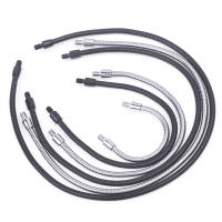 Tubo De Serpiente Flexible M4 Negro Y Plateado Con Dientes Externos Para Micrófono Accesorio De Posicionamiento De Micrófono - details 10