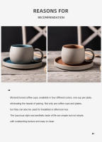 Juego De Tazas De Cerámica Estilo Japonés Creativo Y Sencillo Taza De Agua Para La Oficina Taza De Té De La Tarde Vajilla Ecológica Para Regalar En San Valentín - details 1