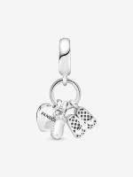 Pandora - Charm Colgante de biberón y Zapatos-Plata de Lei - details 0