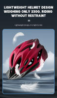Casco De Bicicleta X-TIGER Para Adultos Con Luz Trasera LED Modo Doble Gafas Ajuste 58-62cm Ligero Y Transpirable Para Ciclismo - details 6