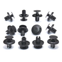 50 Piezas De Clip De Retención De Arrayanes Para Automóvil Universal Plástico 8MM Agujero Punta De Prensa Para Parachoques Y Bumper - details 2