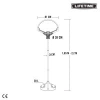 Canasta baloncesto ultrarresistente Lifetime Altura regulable 165/222 cm UV100 - details 7