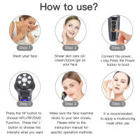 Mini HiFU 4 En 1 EMS Pulso RF Rejuvenecimiento De La Piel Elevación Facial Corriente Eléctrica Tensión Firmado Anti-Edad Dispositivo De Belleza LED - details 9