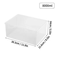 Caja De Almacenamiento Multifuncional Para Escritorio De Oficina Y Hogar Capacidad Grande Para Papel A4 Organizador Ecológico De Plástico Transparente - details 2