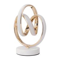 Lámpara De Mesa LED Moderna En Forma De Espiral Para Lectura Protección Ocular Iluminación Curva De Acero Y Acrílico Para Decoración De Sala De Estar Y Dormitorio - details 4