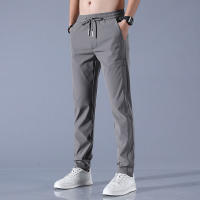 Pantalones Casuales Para Hombre FGKKS 2024 Color Sólido Diseño De Moda Slim Calidad Superior Pantalones De Calle Popular Para Exterior - details 2