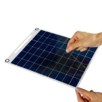 Cargador De Panel Solar Portátil 30W 5V Impermeable Con Dos USB Para Camping Al Aire Libre Celdas Solares Polícrata Silicona - details 6