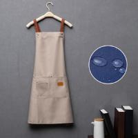 Aguasaloza Chaleco De Hombro Para Hombres Y Mujeres Apron De Cocina Para Salon De Belleza Barbacoa Limpieza Delantal De Algodón Sin Mangas Estilo Sencillo - details 6
