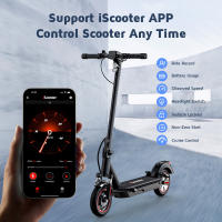 iScooter i10 Max Scooter Eléctrico, Motor de 750W, Batería de 48V 18Ah, Neumático de 10 pulgadas, Velocidad Máxima de 45km/h, Autonomía de 80km, Resistente al Agua IP54, Suspensión Delantera y Trasera, Control a través de App - details 3