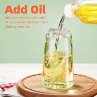 Botella De Aceite Edible Con Atomizador Para Cocina 2 En 1 Sprayer De Aceite De Oliva Para BBQ Asado Picnic Herramienta De Uso Doméstico Material Plástico - details 1