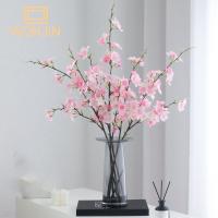 1PC Decoración De Habitación Con Flores Artificiales De Cerezo Rosa Y Blanca Para Bodas Y Decoración Del Hogar Estilo Silken - details 0