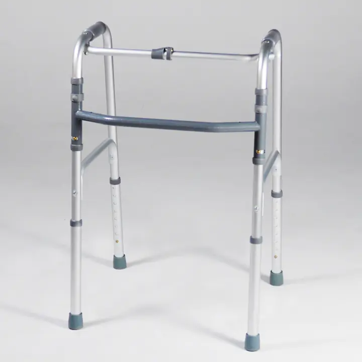 ANDADOR PARA ANCIANO FIJO SIN RUEDAS Y DEAMBULADOR PLEGABLE Marca Ayudas dinamicas - 1
