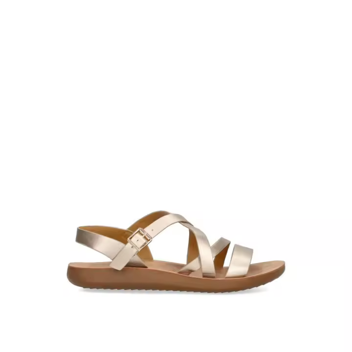 SANDALIAS ETIKA DERAWAN 10116 MUJER, ORO - 1